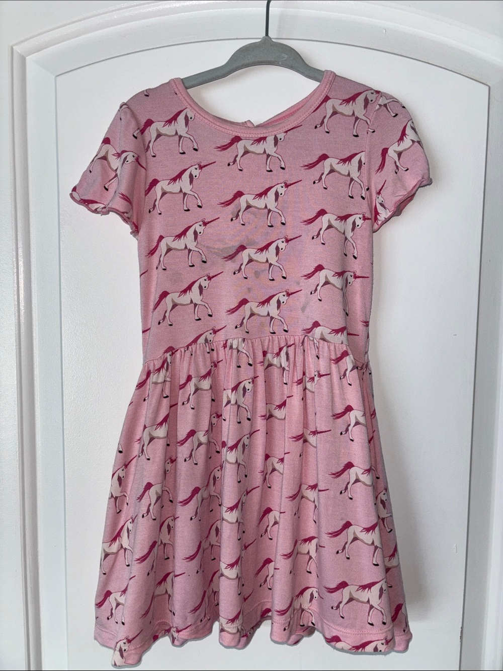 KicKee Pants bamboo Unicorn Print Twirl Dress 2T